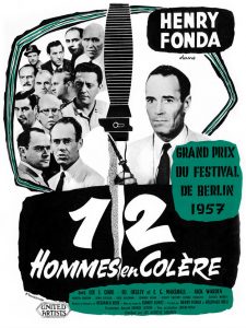 L'affiche ,du film "12 Hommes en colère" 