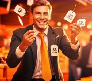 manager qui joue avec des offres