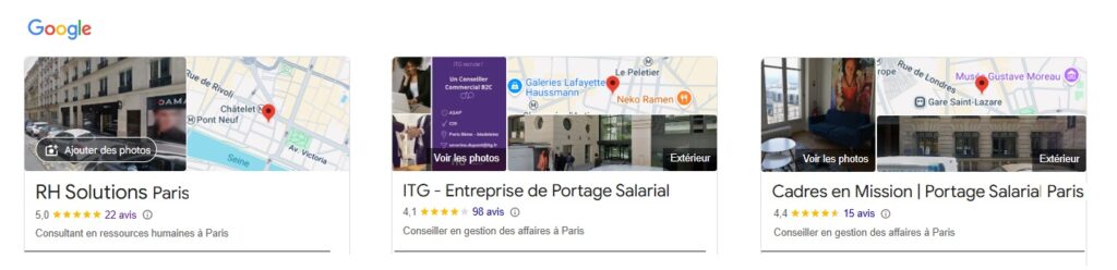 3 avis google agence