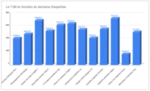 TJM selon le domaine d'expertise